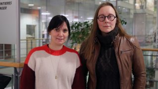 Catinka Agneskog och psykologen Monika Kullberg.