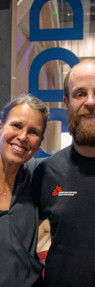 Lena Granqvist och Björn på bokmässan i Göteborg