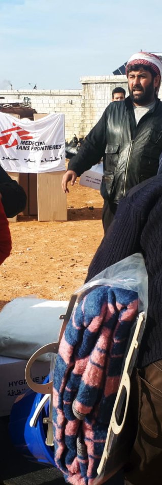 Människor på flykt i norra Idlib