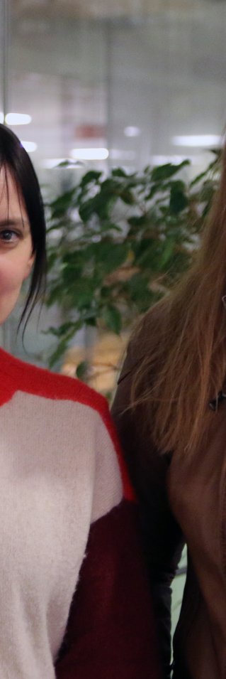 Catinka Agneskog och psykologen Monika Kullberg.