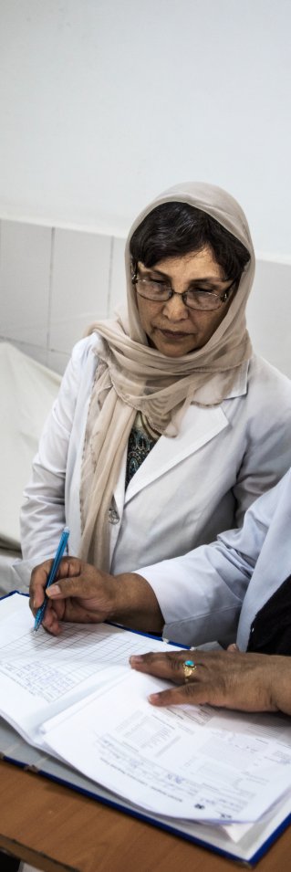 Två läkare på boostsjukhuset