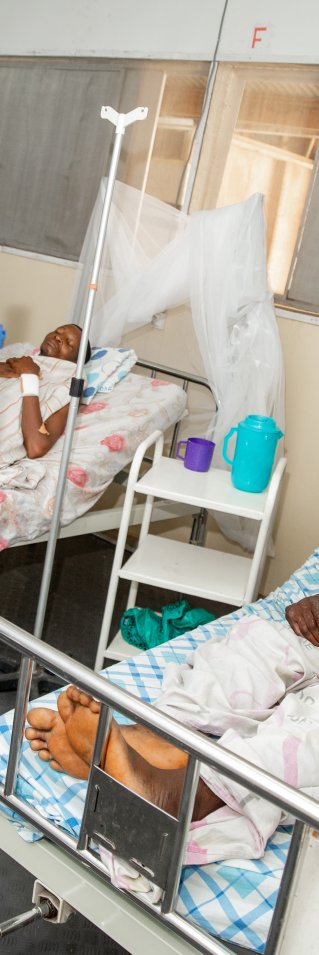 En avdelning på traumacentret.