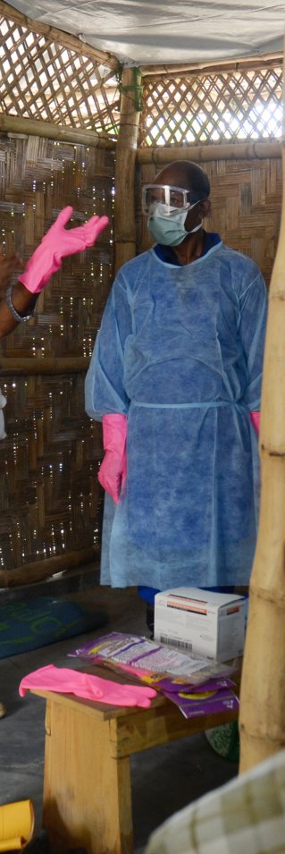 Personer pratar med varandra