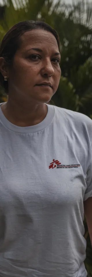 Joyce Hernandez, som arbetar med hälsofrämjande insatser i Venezuela.