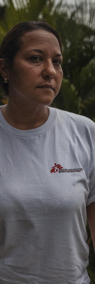 Joyce Hernandez, som arbetar med hälsofrämjande insatser i Venezuela.