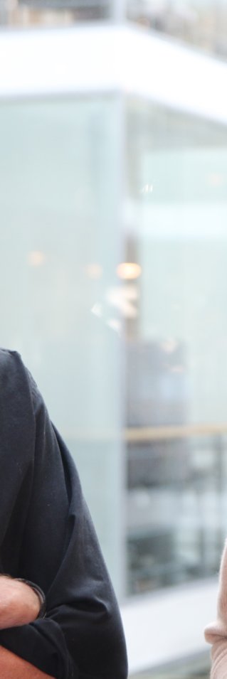 Pieter-Jan van Eggermont, humanitär rådgivare på Läkare Utan Gränser, tillsammans med Catinka Agneskog.