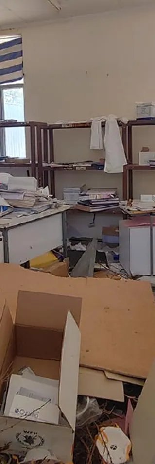 Oreda inne på Sebeya vårdcentral, östra Tigray, Etiopien.