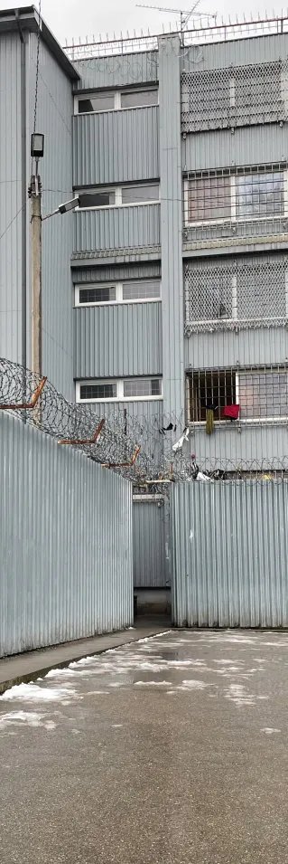 Kybartai-förvaret, ett av de förvar i Litauen där Läkare Utan Gränser ger psykologiskt stöd.