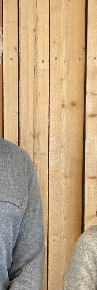 Logistikern och ribbåtsföraren Janne Malmström tillsammans med Tove Tikkanen Jönn.