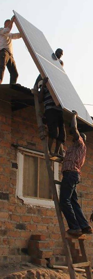 Sjukhuset i Shamwana, Kongo-Kinshasa, drivs nu med hjälp av solenergi.