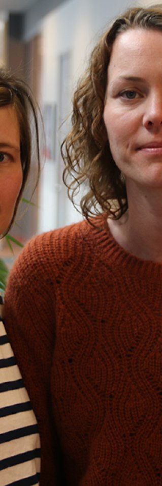 Sonja Leister och Linn Fränngård