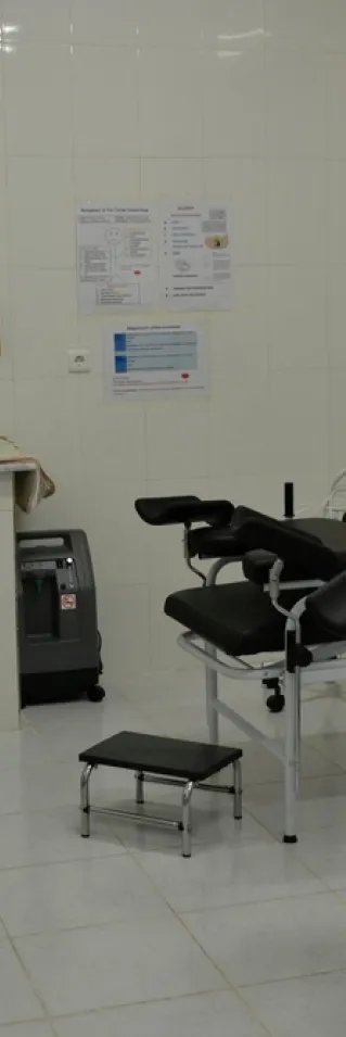 Det nya förlossningsrummet på sjukhuset i stadsdelen Dascht-e-Bachir i västra Kabul.