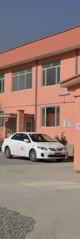 Den nyöppnade mödravårdkliniken i den fattiga stadsdelen Dasht-e-Barchi i Kabul. 