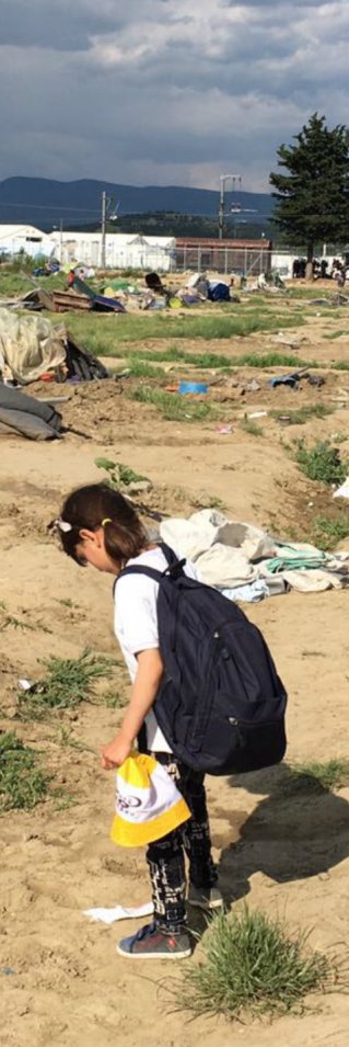 Den 24 maj började polisen tömma lägret i Idomeni, Grekland. 