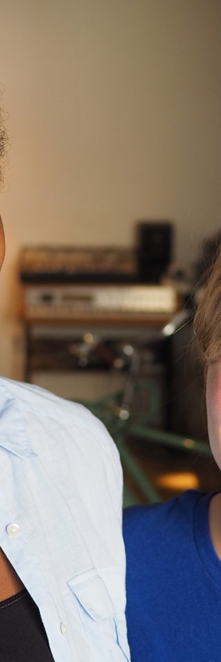 Luwam Bede och Sonja Leister