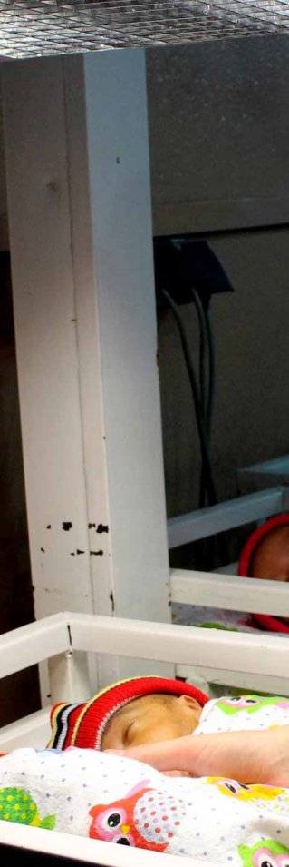 Sanna Sjöberg på sjukhuset i Khost, Afghanistan. 