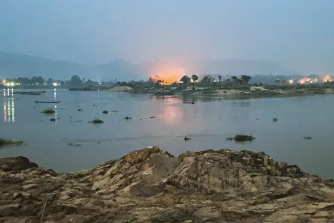 Bränder i Bangui.
