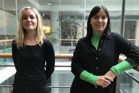 Sjuksköterskan Anna Blideman och Catinka Agneskog på Läkare Utan Gränser.