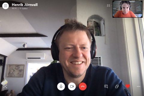 Narkosläkaren Henrik Jörnvall som medverkar i podden "Uppdrag: Rädda liv".