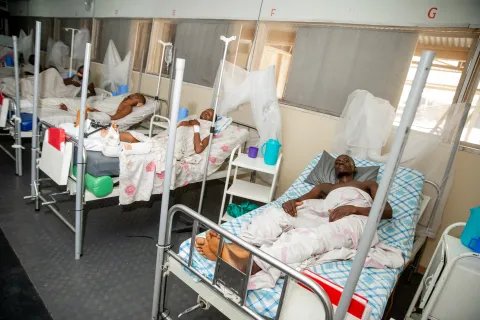 En avdelning på traumacentret.
