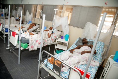 En avdelning på traumacentret.