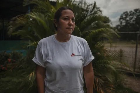 Joyce Hernandez, som arbetar med hälsofrämjande insatser i Venezuela.