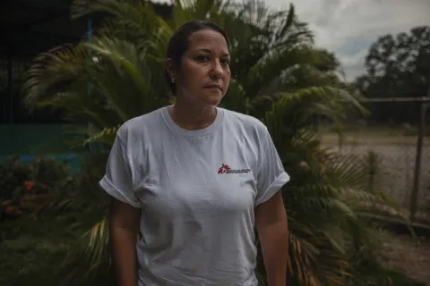 Joyce Hernandez, som arbetar med hälsofrämjande insatser i Venezuela.