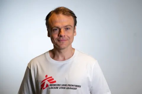 Kirurgen Peter Moberger, ny ordförande för Läkare Utan Gränser i Sverige.
