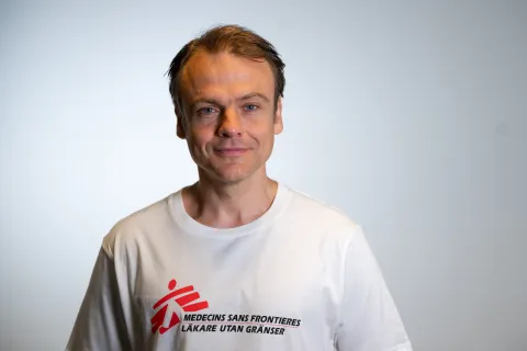 Kirurgen Peter Moberger, ny ordförande för Läkare Utan Gränser i Sverige.