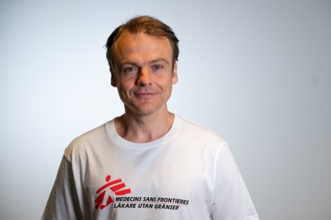 Kirurgen Peter Moberger, ny ordförande för Läkare Utan Gränser i Sverige.