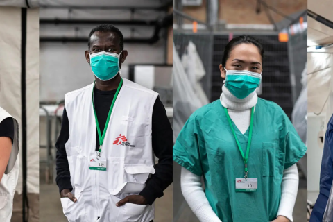 Medarbetare på Läkare Utan Gränser