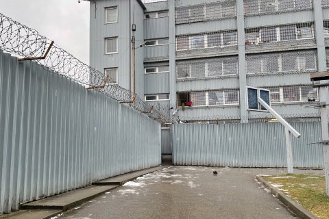 Kybartai-förvaret, ett av de förvar i Litauen där Läkare Utan Gränser ger psykologiskt stöd.