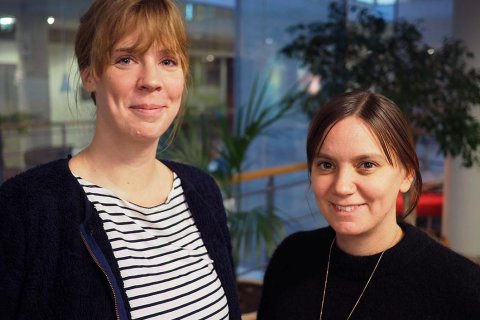 Fia Iveslätt och Catinka Agneskog