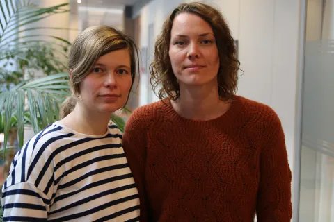 Sonja Leister och Linn Fränngård