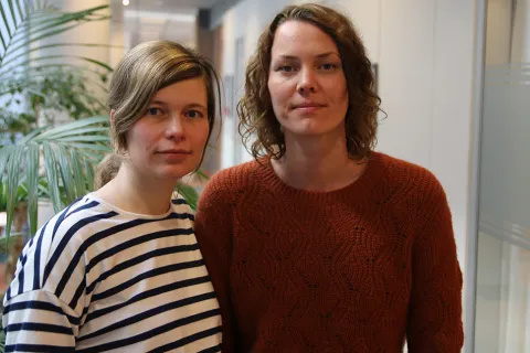 Sonja Leister och Linn Fränngård