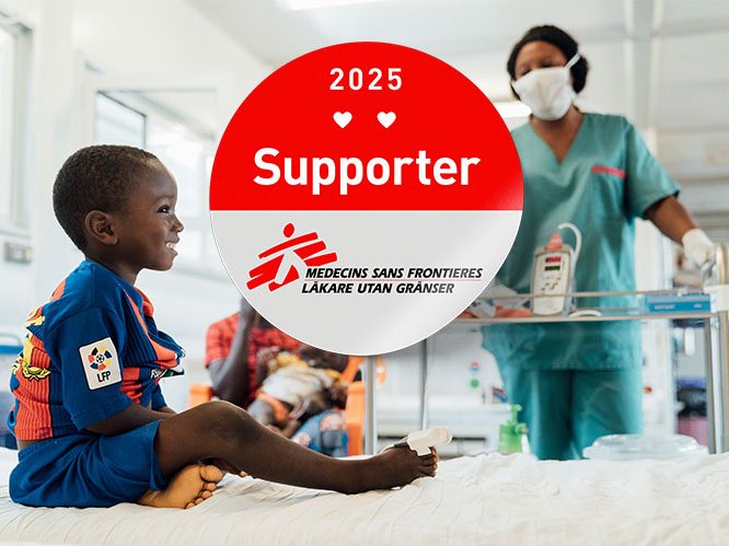 Supporterloggan för mellan paketet 2025