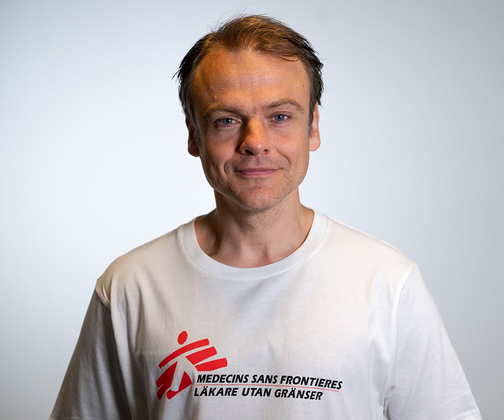 Peter Moberger, kirurg och ordförande Läkare Utan Gränser Sverige