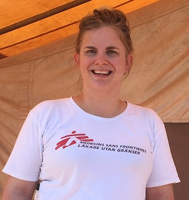Johanna Lönn i Sydsudan